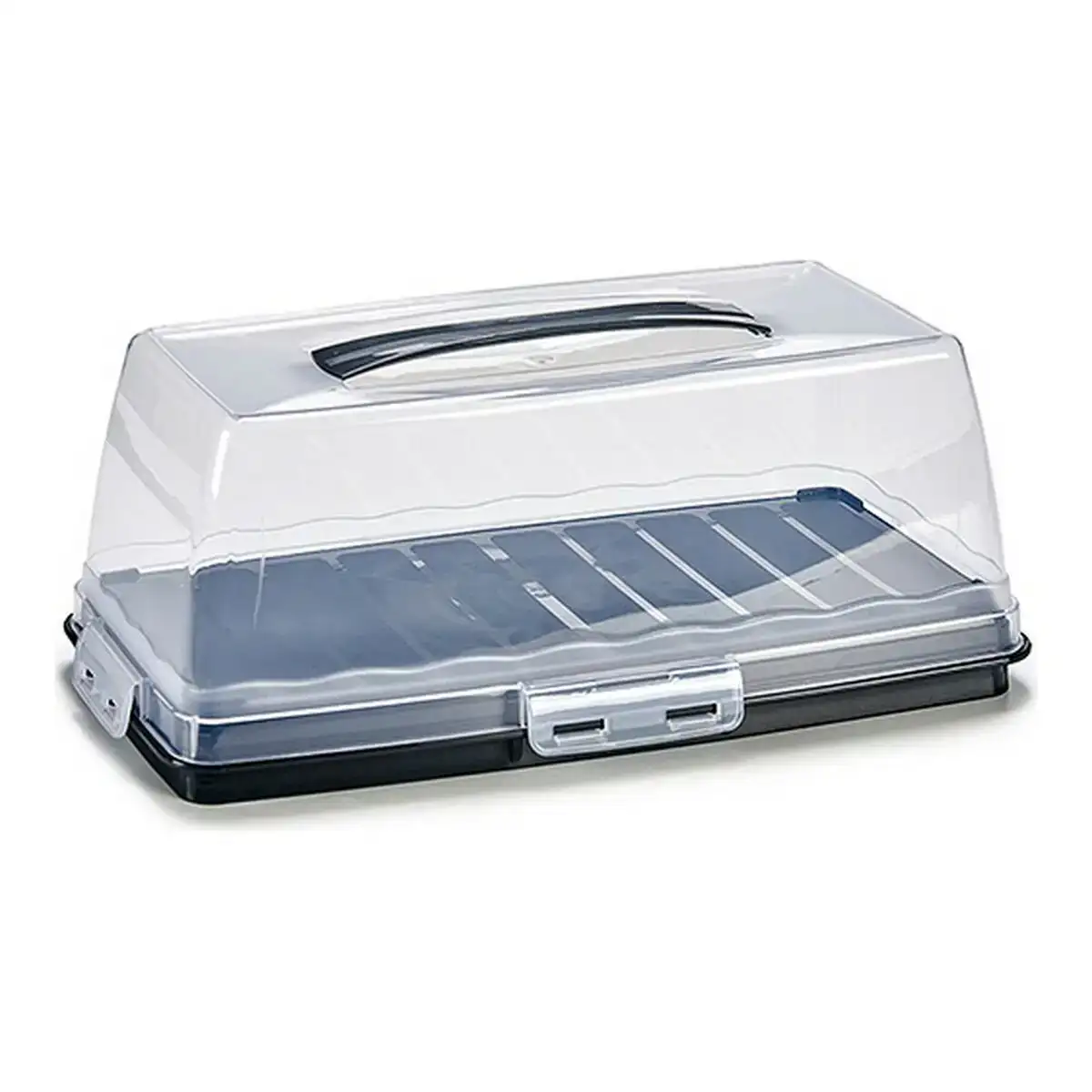Lunch box anthracite plastique 17 x 15 x 36 5 cm_9689. DIAYTAR COTE D'IVOIRE - Où Choisir est un Voyage Cultuel. Explorez notre boutique en ligne et découvrez des produits qui célèbrent la richesse et la diversité culturelle du Côte d'Ivoire.