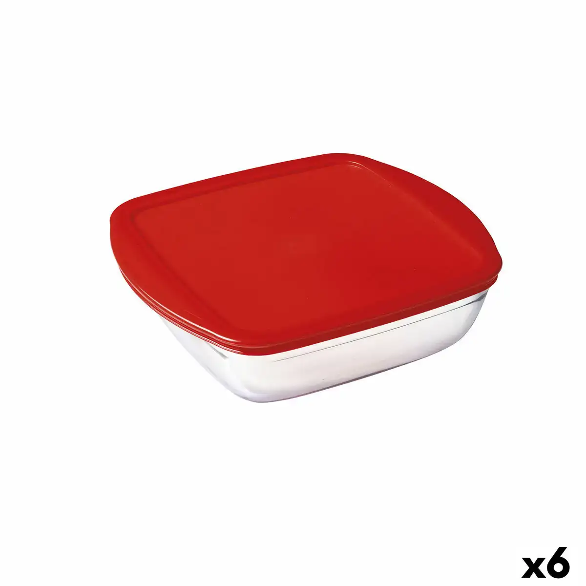 Lunch box carre e avec couvercle o cuisine cook store rouge 1 l 20 x 17 x 6 cm verre silicone 6 unite s_2942. DIAYTAR COTE D'IVOIRE - Votre Escapade Shopping Virtuelle. Explorez notre boutique en ligne et dénichez des trésors qui évoquent la culture et le savoir-faire sénégalais, un clic à la fois.
