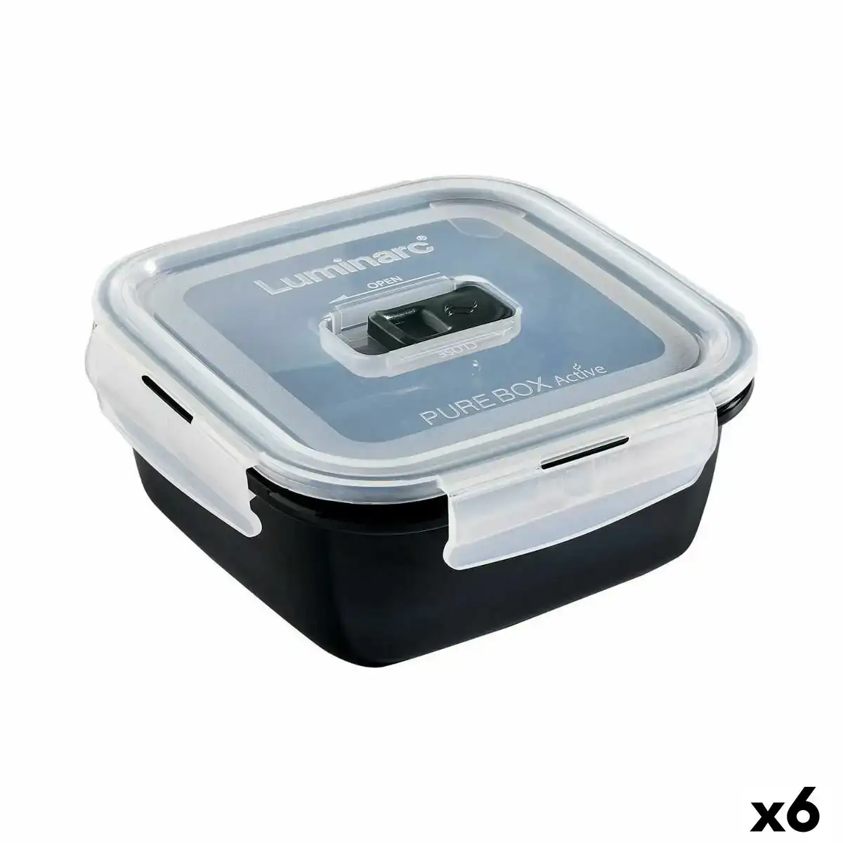 Lunch box herme tique luminarc pure box 760 ml verre noir 6 unite s_2059. Bienvenue chez DIAYTAR COTE D'IVOIRE - Où le Shopping Devient une Aventure. Découvrez notre collection diversifiée et explorez des produits qui reflètent la diversité du Côte d'Ivoire.