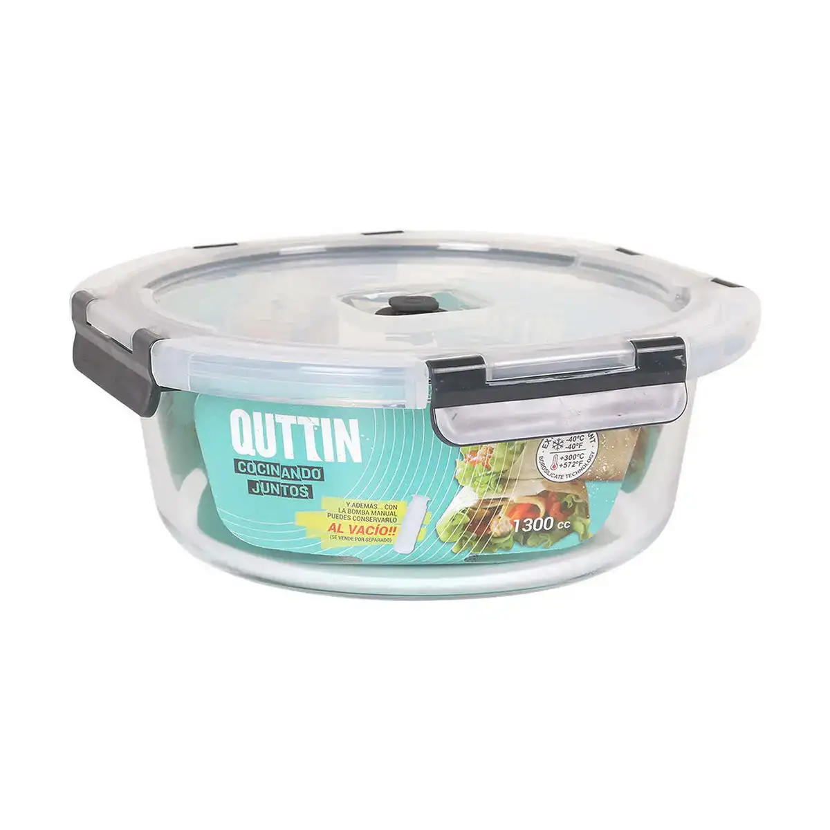 Lunch box quttin circulaire ø 20 5 x 8 5 cm 1 3 l_5834. DIAYTAR COTE D'IVOIRE - Votre Destination Shopping d'Exception. Parcourez nos rayons virtuels et choisissez des produits qui incarnent l'excellence et la diversité.