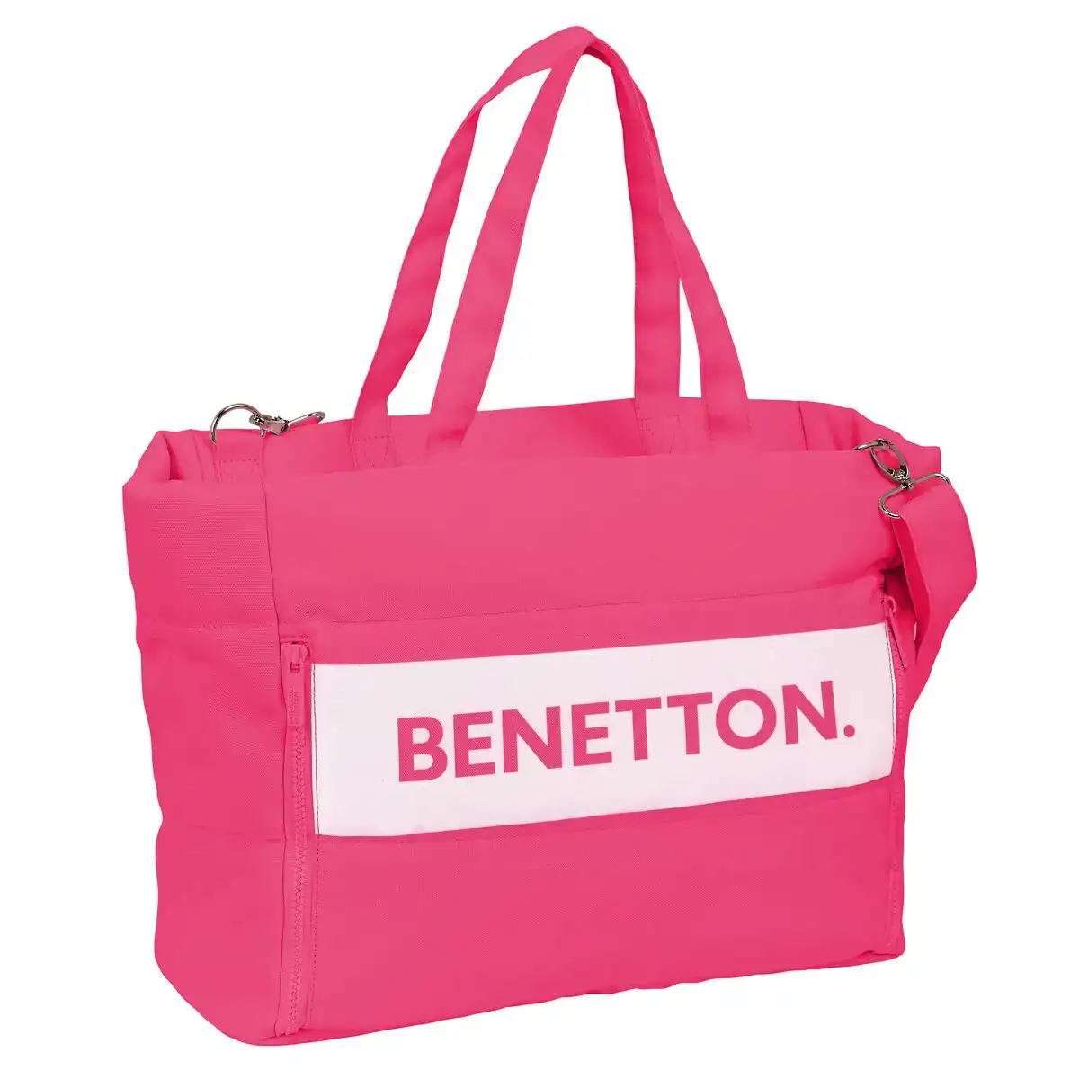 Mallette pour ordinateur portable benetton framboise fuchsia 54 x 31 x 17 cm_4361. DIAYTAR COTE D'IVOIRE - Où la Mode et le Confort se Rencontrent. Plongez dans notre univers de produits et trouvez des articles qui vous habillent avec style et aisance.