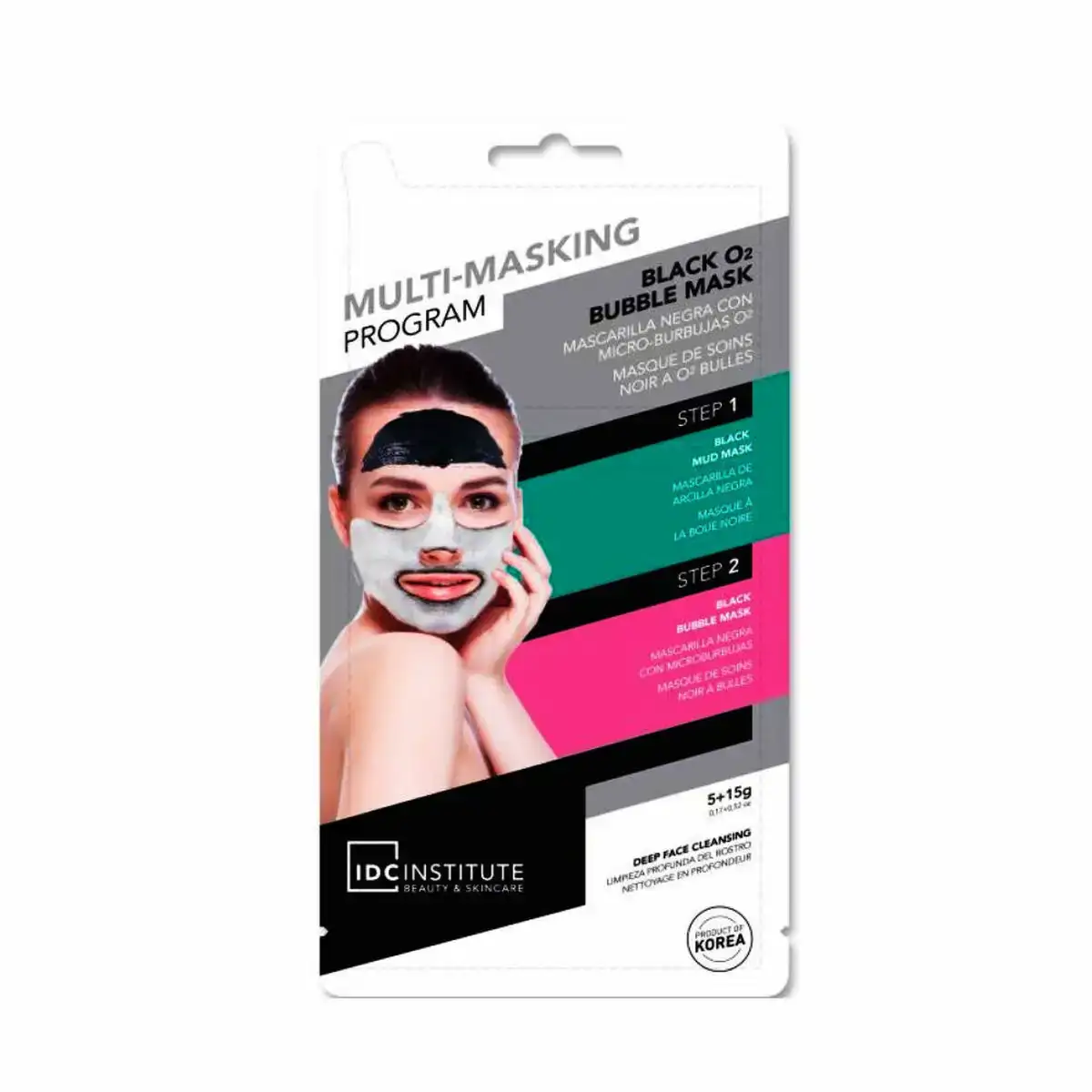 Masque facial idc institute multi masking black o2 bubble 20 g_7249. DIAYTAR COTE D'IVOIRE - Votre Compagnon Shopping, Votre Style Unique. Explorez notre boutique en ligne pour dénicher des trésors qui expriment qui vous êtes, de la mode à la maison.