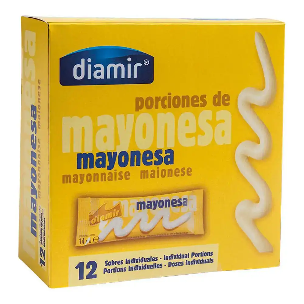 Mayonnaise diamir 12 x 14 ml_5476. DIAYTAR COTE D'IVOIRE - Votre Destination Shopping Authentique. Explorez notre boutique en ligne et découvrez des trésors qui reflètent l'âme du Côte d'Ivoire, pour une expérience shopping unique.
