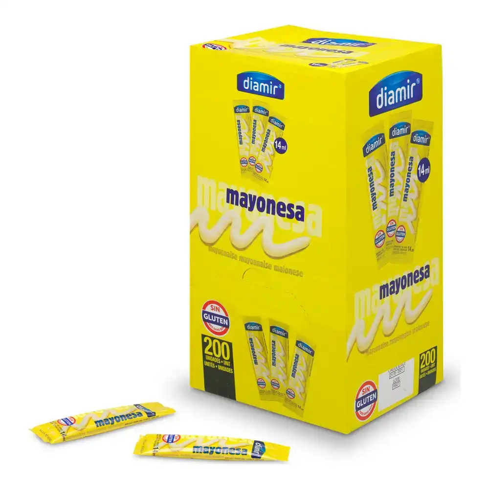Mayonnaise diamir 200 x 12 g_7146. DIAYTAR COTE D'IVOIRE - Votre Boutique en Ligne, Votre Choix Illimité. Parcourez nos rayons et découvrez des produits qui vous inspirent, de la mode à la maison et bien plus.