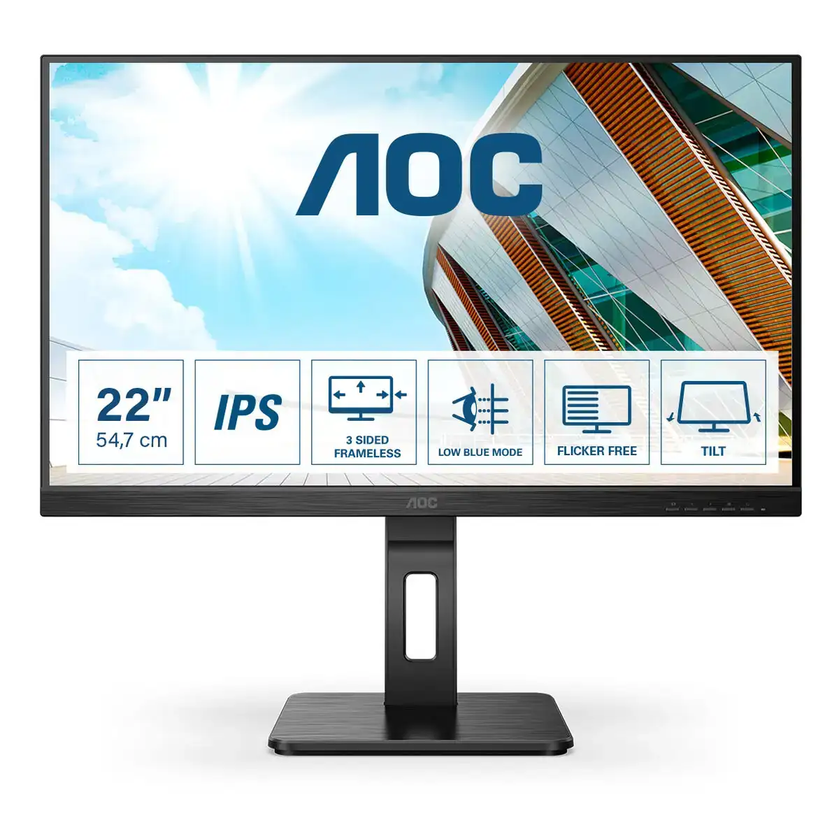 Moniteur AOC 22P2Q LED 21,5"