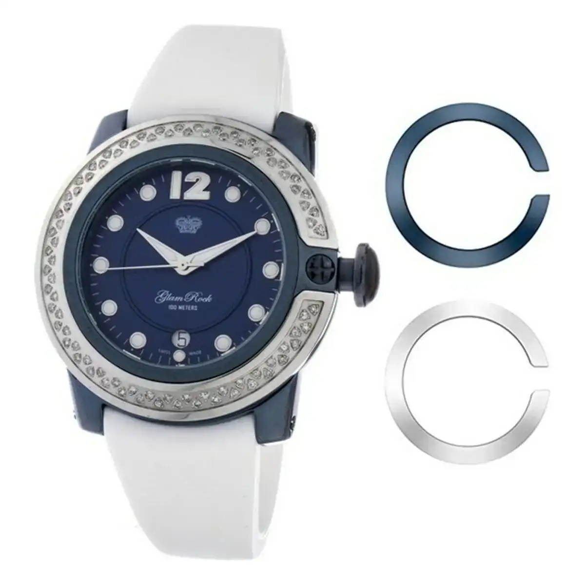 Montre femme glam rock gr32049d ø 44 mm_9424. DIAYTAR COTE D'IVOIRE - Votre Passage vers la Découverte. Explorez notre boutique en ligne pour trouver des trésors qui vous attendent, du traditionnel à l'avant-garde.