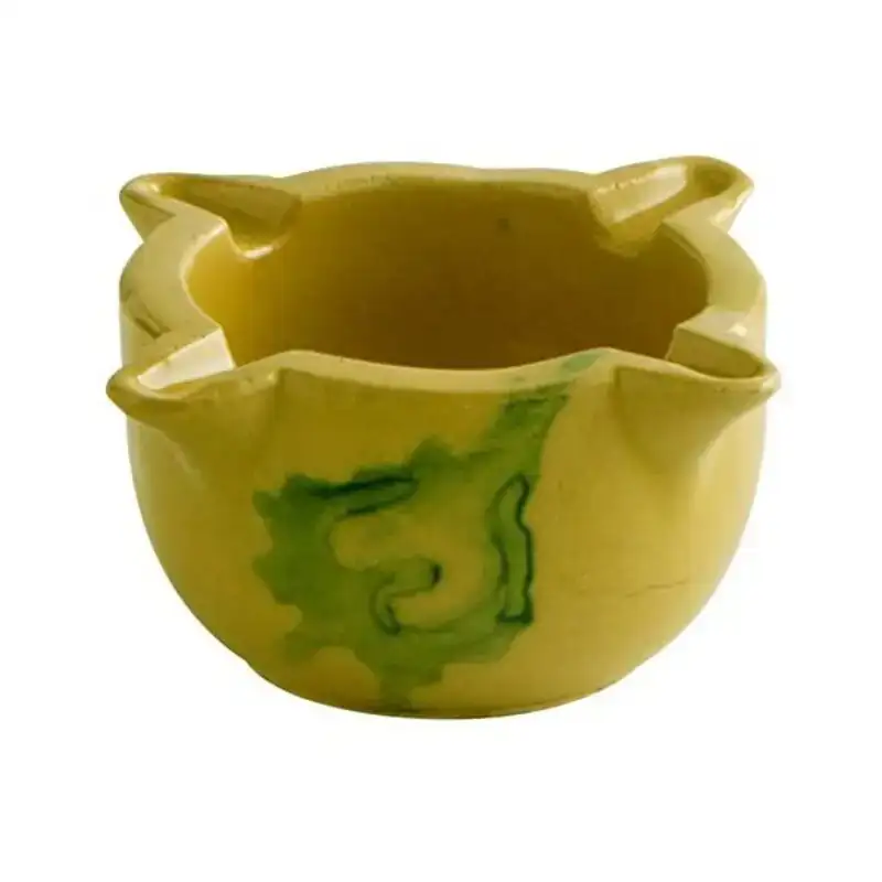 Mortier quid orange ce ramique 13 x 8 cm_8225. DIAYTAR COTE D'IVOIRE - Là où l'Élégance Devient un Mode de Vie. Naviguez à travers notre gamme et choisissez des produits qui apportent une touche raffinée à votre quotidien.