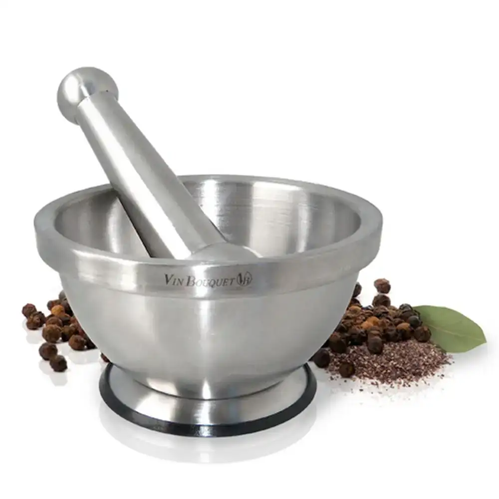 Mortier vin bouquet inox 12 cm_9342. Bienvenue sur DIAYTAR COTE D'IVOIRE - Votre Source de Trouvailles Uniques. Explorez nos rayons virtuels pour dénicher des trésors que vous ne trouverez nulle part ailleurs, allant des trésors artisanaux aux articles tendance.