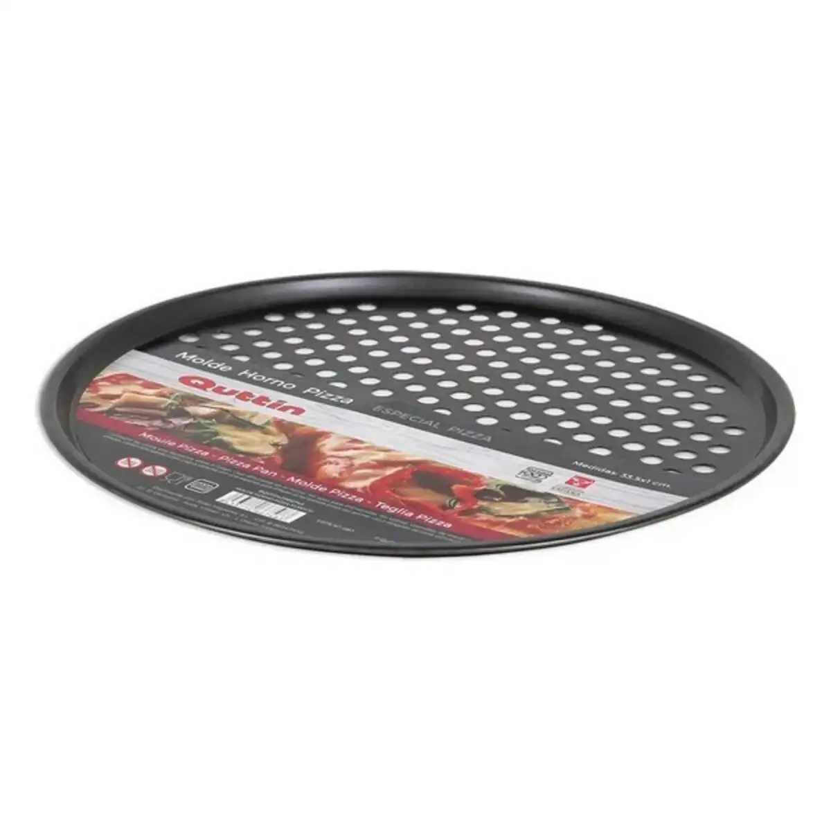 Moule a pizza quttin 34 x 1 cm_5278. Plongez dans le Monde de DIAYTAR COTE D'IVOIRE - Où Chaque Article Raconte une Histoire. Explorez notre vaste assortiment et choisissez des produits qui vous parlent et reflètent votre style unique.