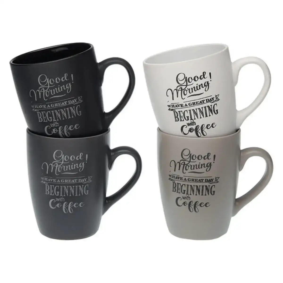 Mug versa good morning en gre s 8 1 x 10 5 x 8 1 cm_1219. DIAYTAR COTE D'IVOIRE - Où Choisir Devient une Découverte. Explorez notre boutique en ligne et trouvez des articles qui vous surprennent et vous ravissent à chaque clic.