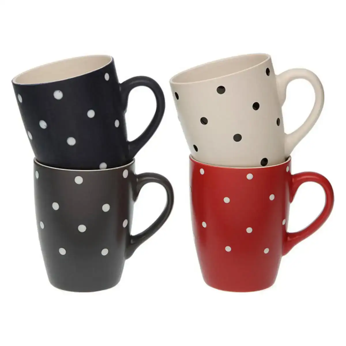 Mug versa puntos en gre s 8 1 x 10 5 x 8 1 cm_6863. Bienvenue chez DIAYTAR COTE D'IVOIRE - Où le Shopping Devient un Plaisir. Découvrez notre boutique en ligne et trouvez des trésors qui égaieront chaque jour de votre vie.
