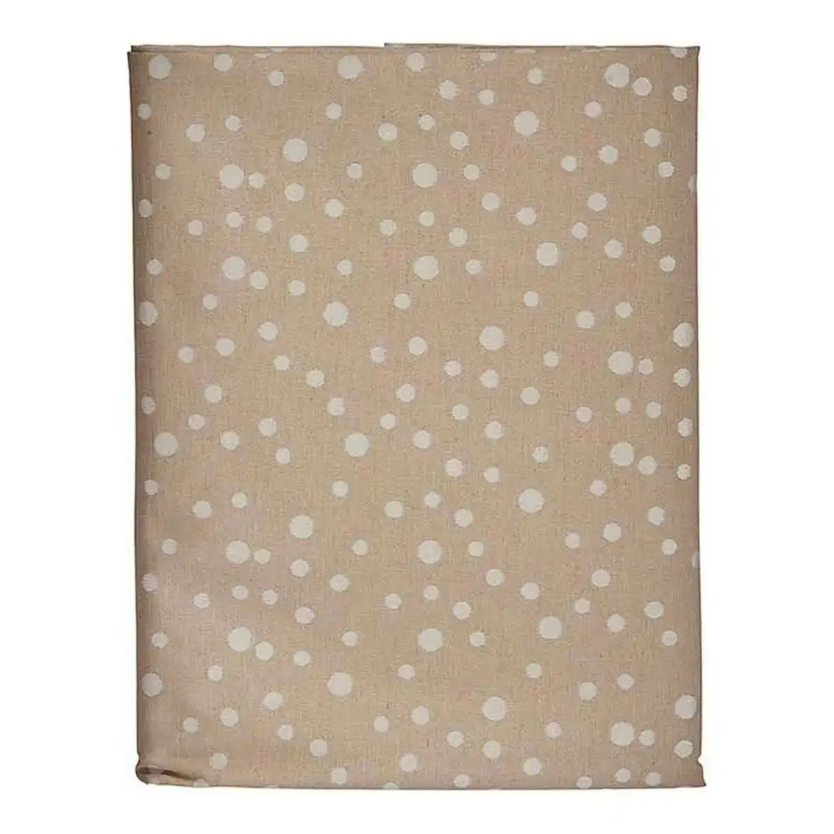 Nappe jacquard spots beige 140 x 180 cm_6812. DIAYTAR COTE D'IVOIRE - Là où le Shopping Devient une Expérience. Naviguez à travers notre catalogue diversifié et découvrez des produits qui ajoutent de la couleur et de la passion à votre vie.