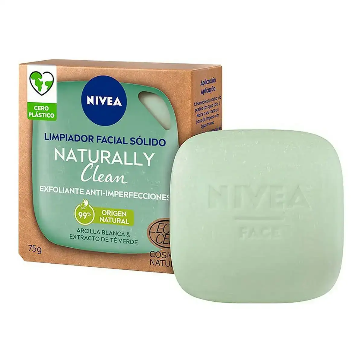 Nettoyant visage naturally clean nivea solid exfoliant anti imperfections 75 g_6974. DIAYTAR COTE D'IVOIRE - Où l'Élégance se Mêle à l'Authenticité. Naviguez à travers notre boutique en ligne et choisissez des produits qui incarnent le style et la tradition du Côte d'Ivoire.