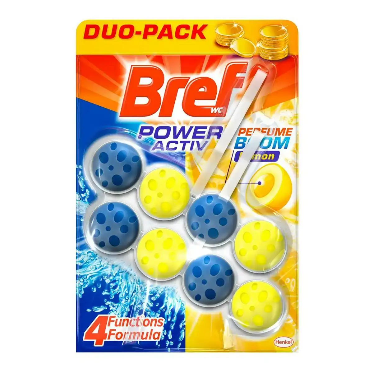 Nettoyant wc bref power activ citron 2 uds_6087. DIAYTAR COTE D'IVOIRE - Votre Passage vers l'Élégance Abordable. Explorez notre collection où chaque produit est choisi pour sa qualité et son accessibilité, incarnant ainsi l'essence du Côte d'Ivoire.