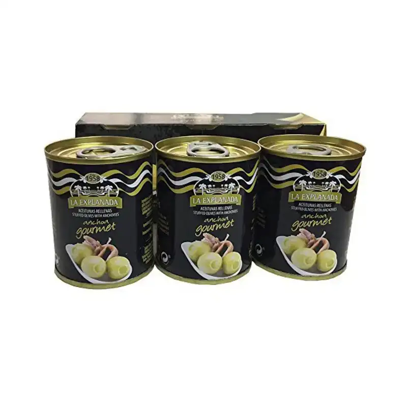 Olives explanada farcies aux anchois 3 pcs_5380. Bienvenue sur DIAYTAR COTE D'IVOIRE - Où le Shopping est une Affaire Personnelle. Découvrez notre sélection et choisissez des produits qui reflètent votre unicité et votre individualité.
