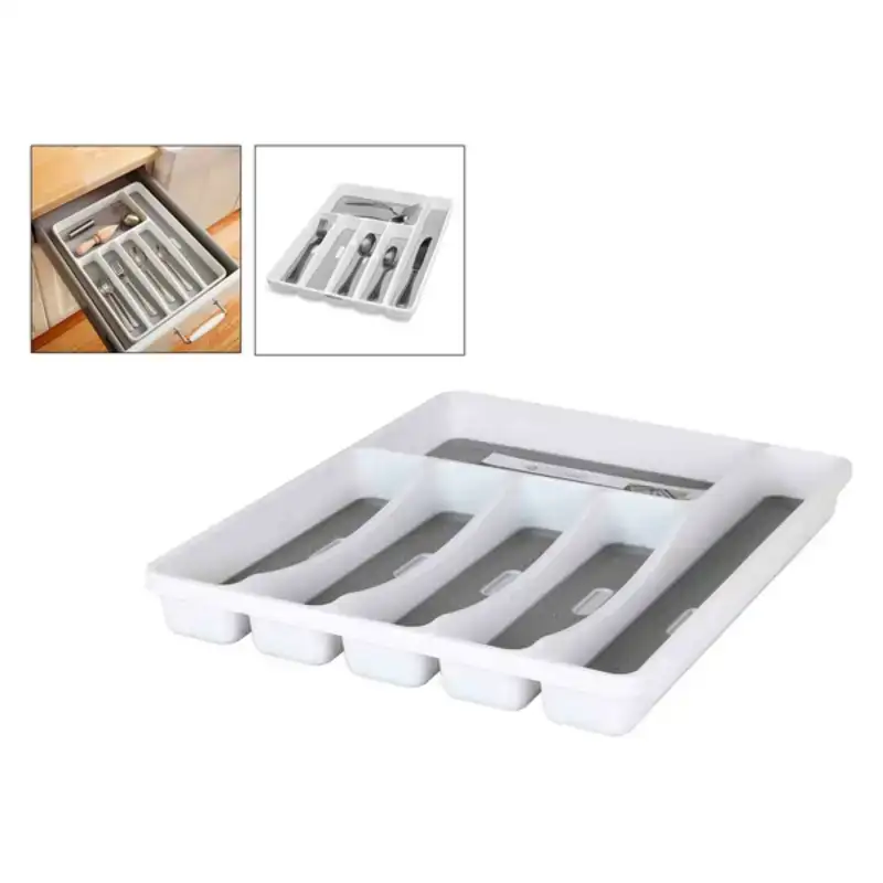 Organisateur de couverts confortime antide rapant 40 x 33 x 5 cm_1855. DIAYTAR COTE D'IVOIRE - Où Chaque Achat Raconte une Histoire. Explorez notre boutique en ligne et créez votre propre narration à travers notre diversité de produits, chacun portant une signification unique.