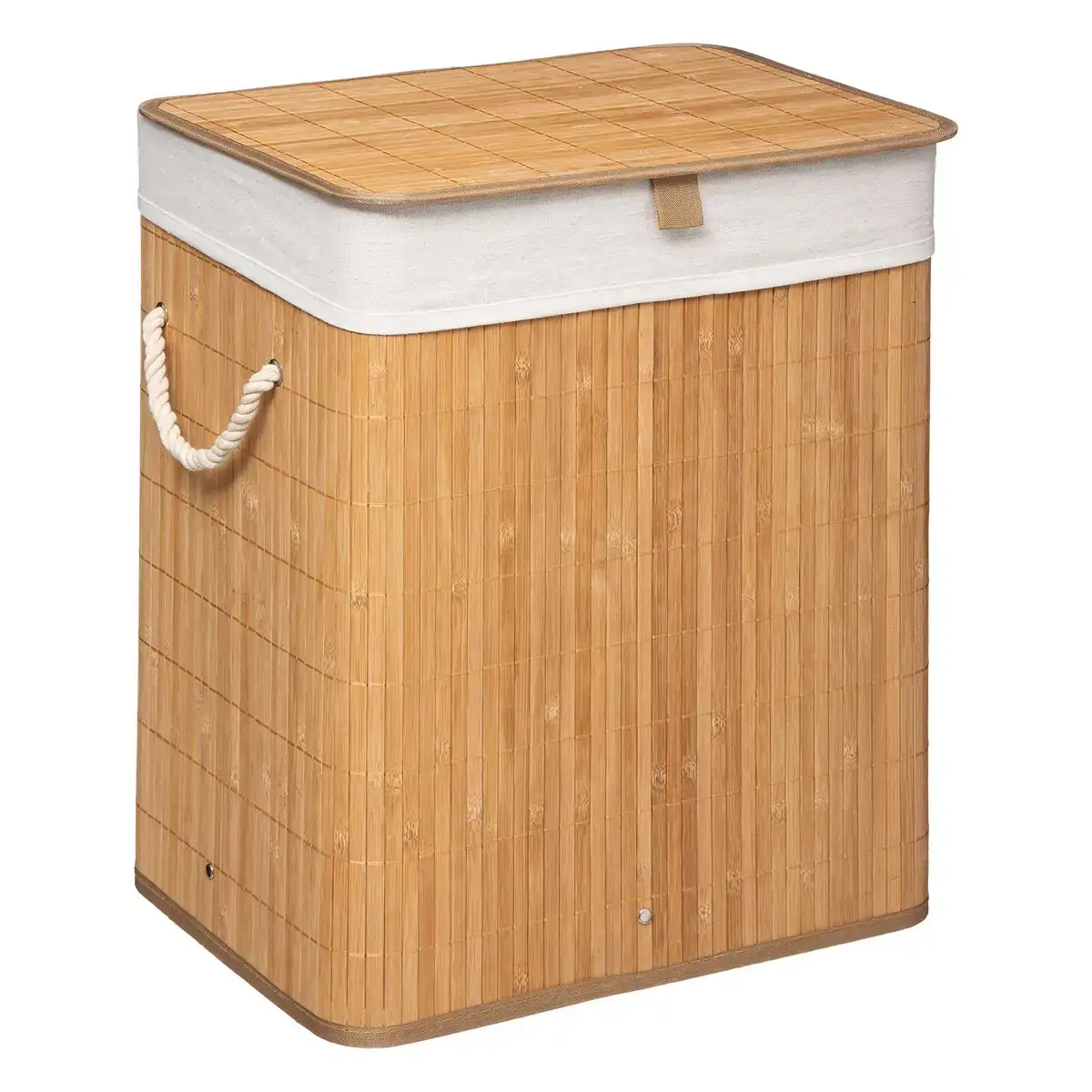 Panier a linge 5five 50 x 41 5 x 30 cm bambou blanc_3919. Entrez dans l'Univers de DIAYTAR COTE D'IVOIRE - Où l'Élégance Rencontre la Tradition. Explorez notre gamme variée et trouvez des articles qui ajoutent une touche de sophistication à votre vie.