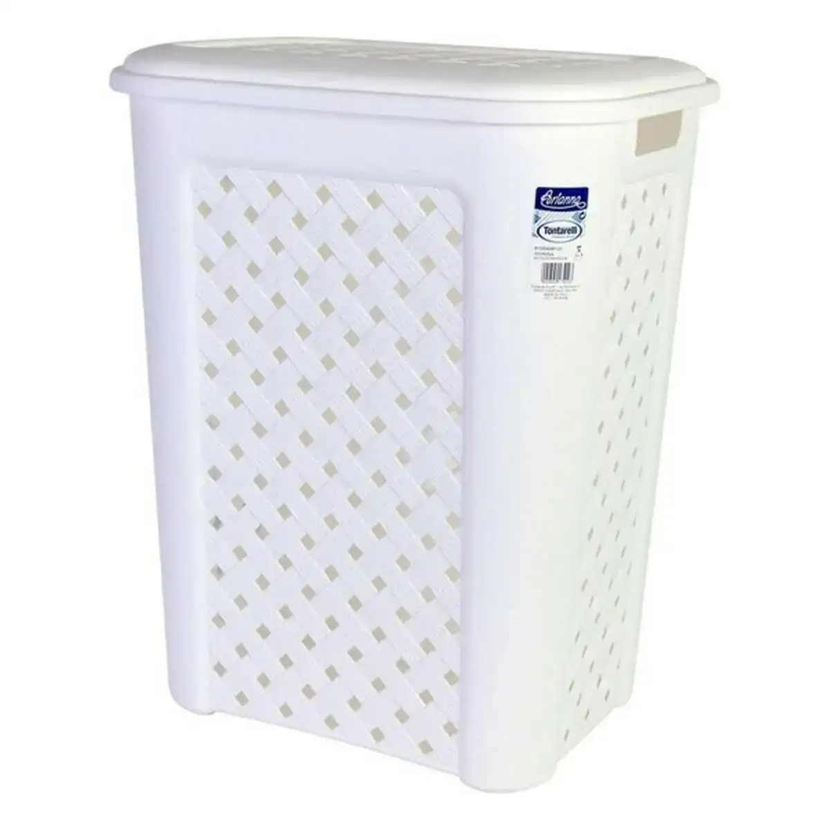 Panier a linge arianna tontarelli 50 l blanc 44 x 35 x 55 cm_1963. DIAYTAR COTE D'IVOIRE - Votre Source de Découvertes Shopping. Découvrez des trésors dans notre boutique en ligne, allant des articles artisanaux aux innovations modernes.