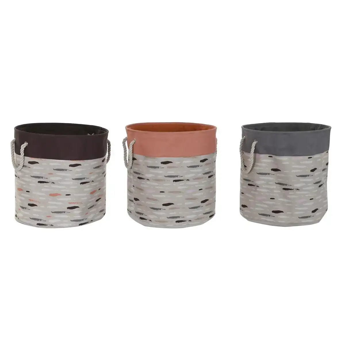 Panier a linge dkd home decor gris orange 45 x 45 x 45 cm 3 unite s_5509. Bienvenue chez DIAYTAR COTE D'IVOIRE - Là où les Désirs Prendent Vie. Explorez notre boutique en ligne et laissez-vous séduire par des articles qui font écho à vos aspirations et à votre style unique.
