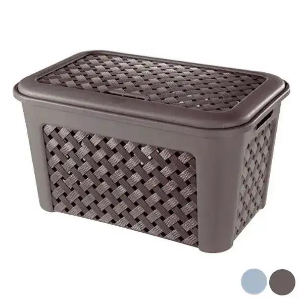 Panier a linge tontarelli 58 x 38 x 33 cm_5193. DIAYTAR COTE D'IVOIRE - Votre Oasis de Shopping en Ligne. Explorez notre boutique et découvrez des produits qui ajoutent une touche de magie à votre quotidien.
