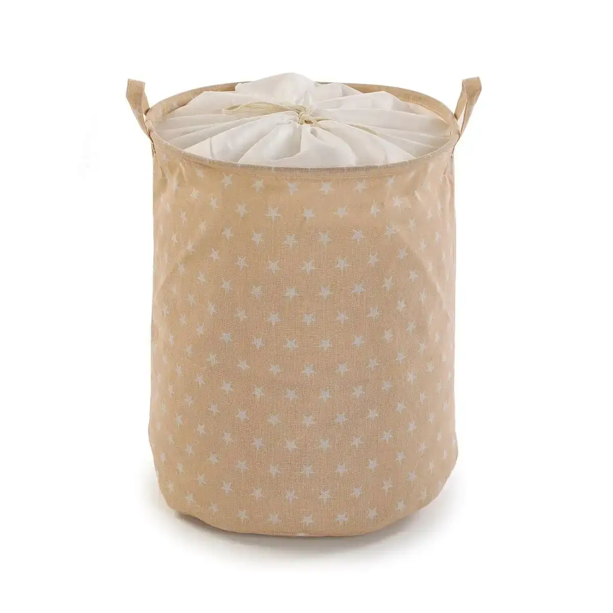 Panier a linge versa stars b polyester textile 38 x 48 x 38 cm_4081. DIAYTAR COTE D'IVOIRE - L'Art de Choisir, l'Art de Vivre. Parcourez notre boutique en ligne et choisissez parmi des produits de qualité qui ajoutent de l'élégance à votre quotidien.