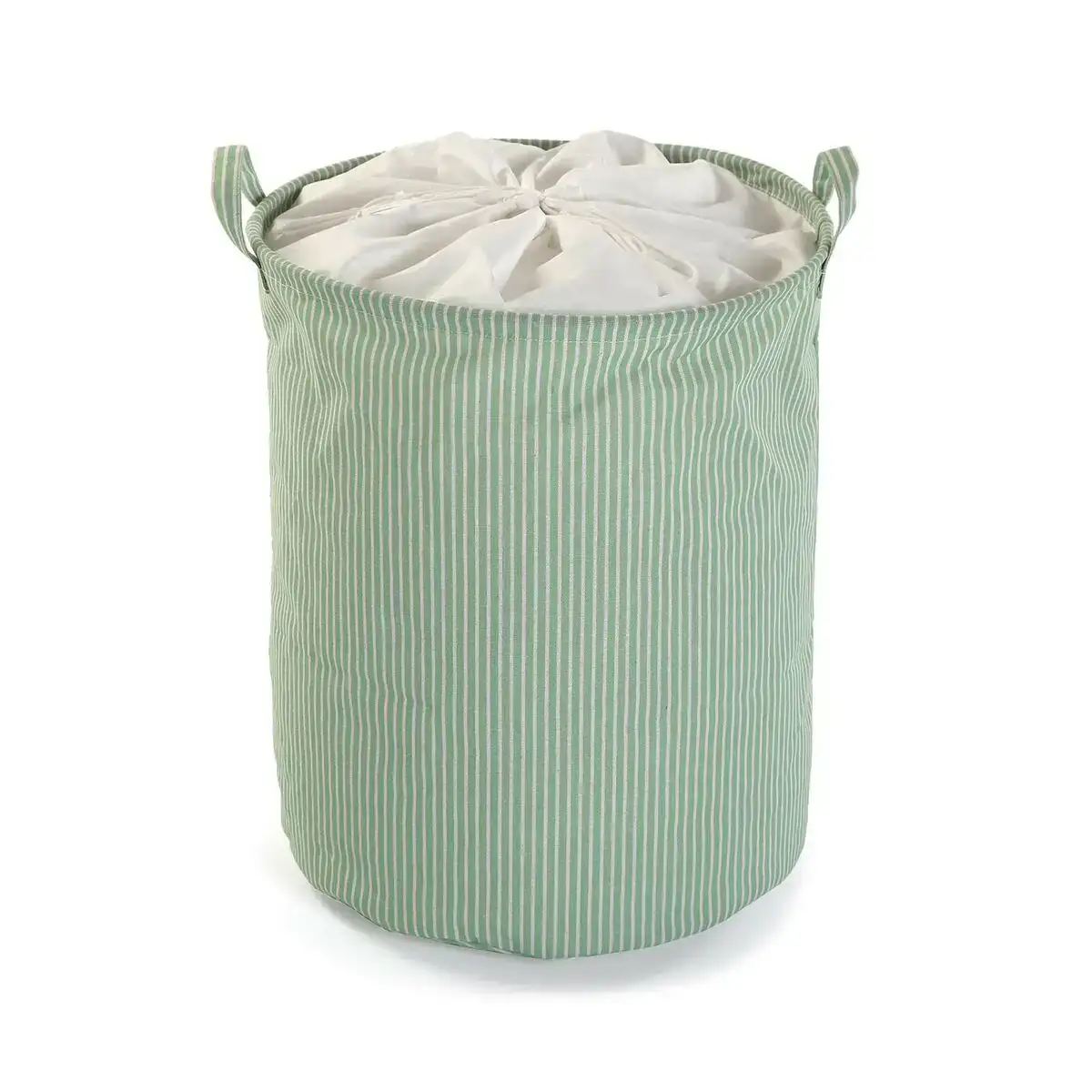 Panier a linge versa vert polyester coton nylon 38 x 48 x 38 cm_5320. DIAYTAR COTE D'IVOIRE - Votre Passage vers le Raffinement. Plongez dans notre univers de produits exquis et choisissez des articles qui ajoutent une touche de sophistication à votre vie.