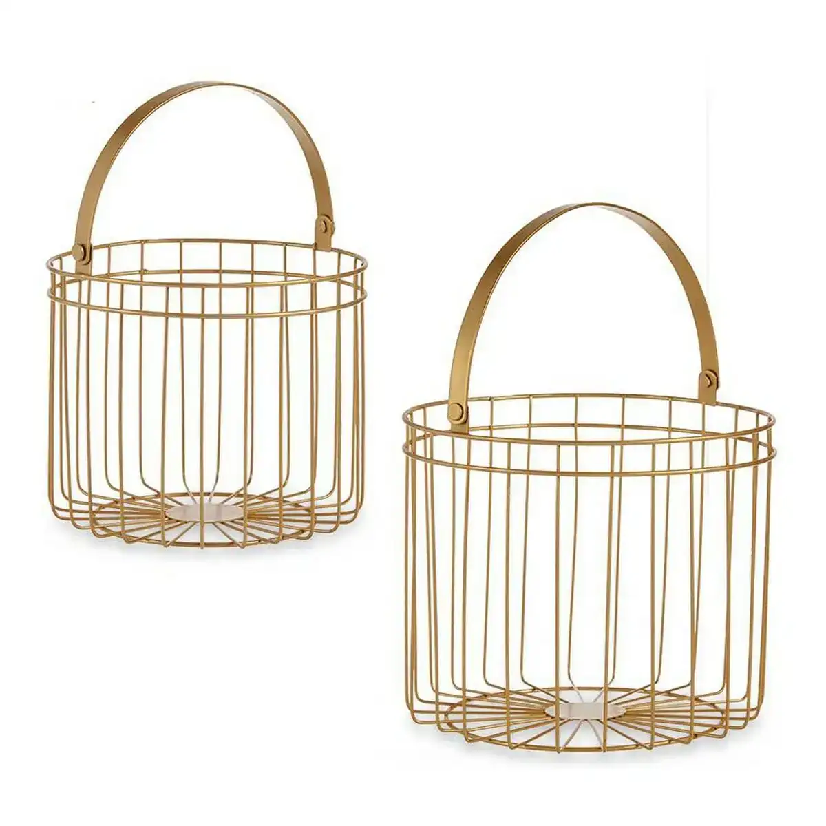 Panier me tal cylindrique 2 pcs_6093. DIAYTAR COTE D'IVOIRE - Un Monde de Possibilités à Portée de Clic. Parcourez notre site web pour découvrir des sélections infinies, de l'épicerie aux bijoux, et vivez une expérience d'achat sans pareil.