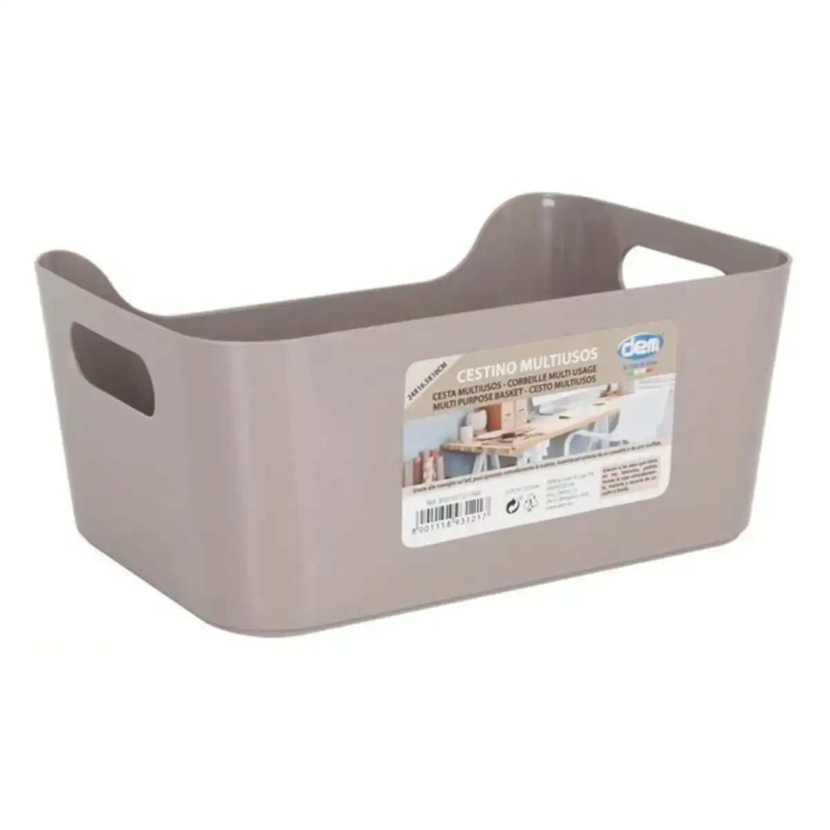 Panier multi usages confortime plastique 24 x 16 5 x 10 cm_9566. DIAYTAR COTE D'IVOIRE - L'Art de Choisir, l'Art de Vivre. Parcourez notre boutique en ligne et découvrez des produits qui transforment chaque choix en une expérience enrichissante.