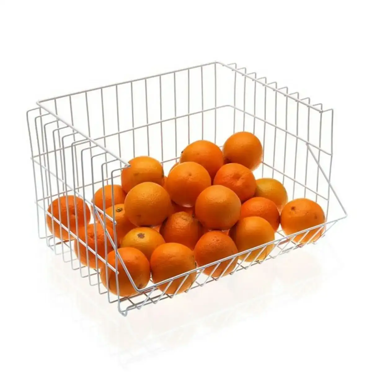 Panier versa chrome 27 x 22 x 34 cm_6170. DIAYTAR COTE D'IVOIRE - Là où Chaque Clic Compte. Parcourez notre boutique en ligne et laissez-vous guider vers des trouvailles uniques qui enrichiront votre quotidien.