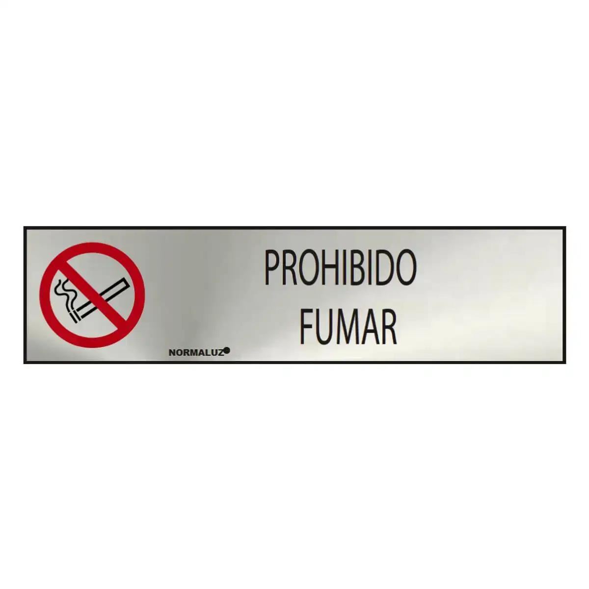Panneau normaluz prohibido fumar acier inoxydable 5 x 20 cm_8563. DIAYTAR COTE D'IVOIRE - L'Équilibre Parfait entre Tradition et Modernité. Explorez notre collection pour trouver des produits qui incarnent la culture et la contemporanéité du Côte d'Ivoire.