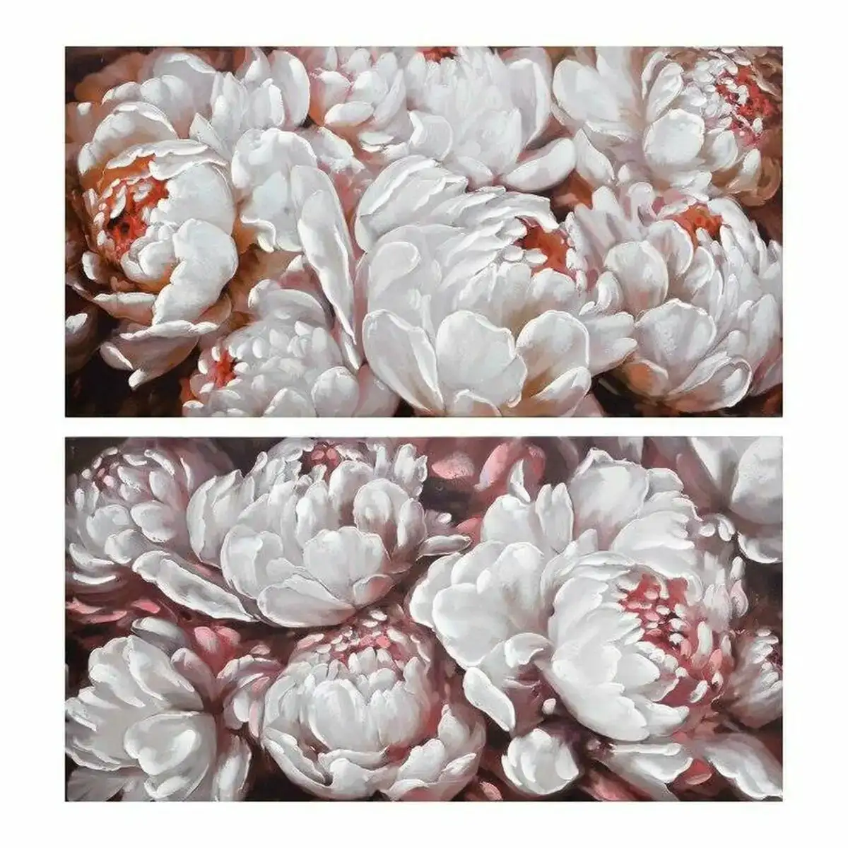 Peinture dkd home decor 120 x 3 x 60 cm fleurs romantiques 2 unite s_4362. DIAYTAR COTE D'IVOIRE - Votre Passage vers l'Exceptionnel. Explorez notre boutique en ligne, où chaque produit est choisi avec soin pour offrir une expérience de shopping inoubliable.