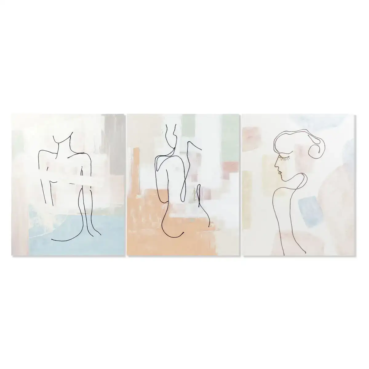 Peinture dkd home decor 80 x 3 7 x 100 cm abstrait moderne 3 pie ces_8977. DIAYTAR COTE D'IVOIRE - Votre Destination Shopping Inspirante. Explorez notre catalogue pour trouver des articles qui stimulent votre créativité et votre style de vie.