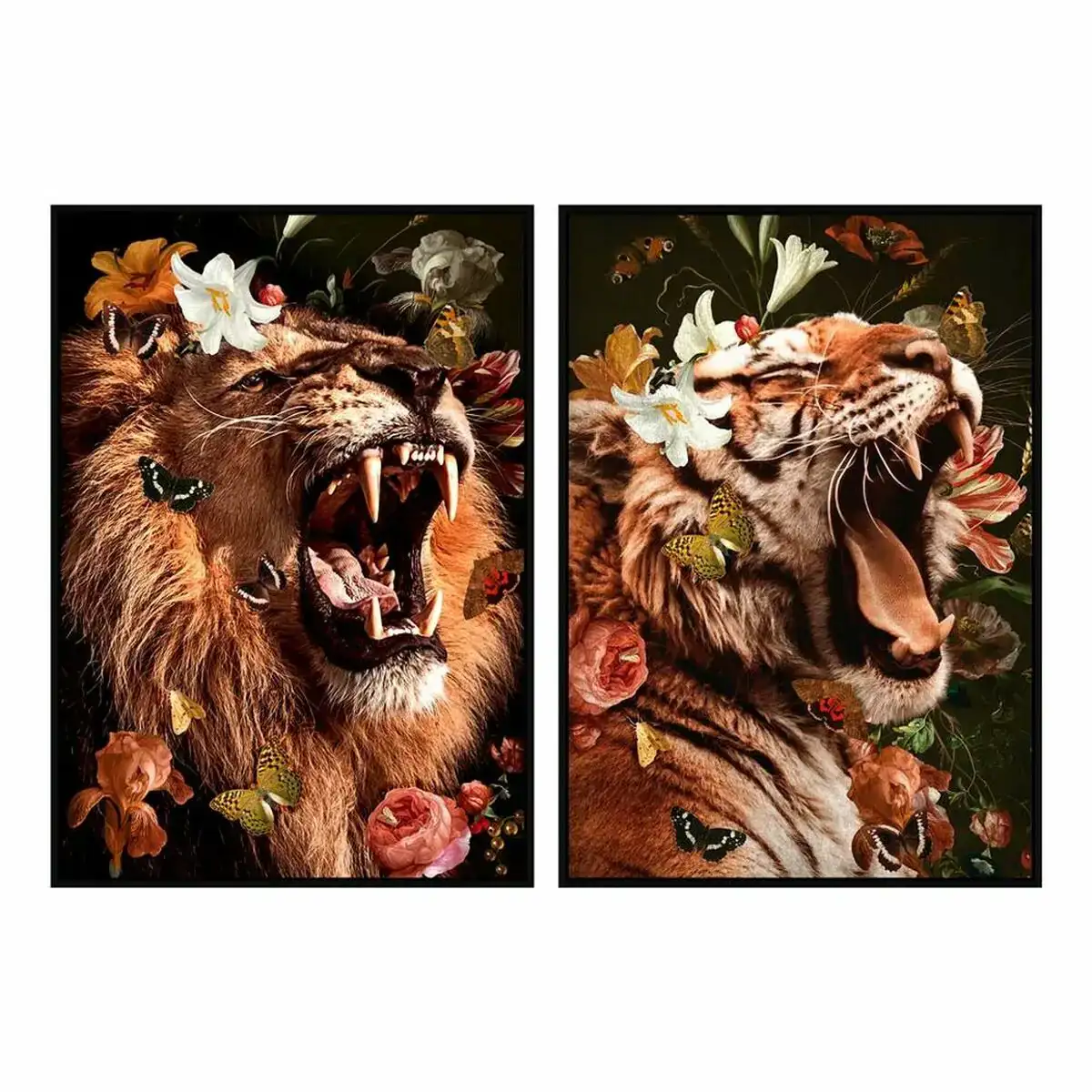 Peinture dkd home decor 83 x 4 5 x 123 cm jungle moderne 2 unite s_1599. Bienvenue chez DIAYTAR COTE D'IVOIRE - Où Choisir est un Voyage. Plongez dans notre plateforme en ligne pour trouver des produits qui ajoutent de la couleur et de la texture à votre quotidien.