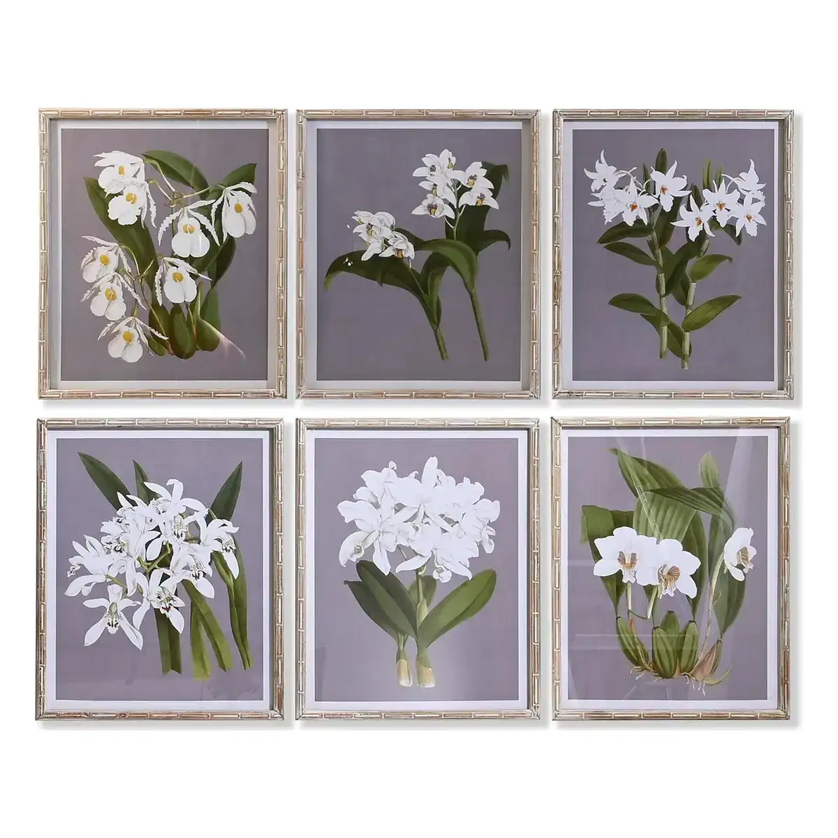 Peinture dkd home decor sapin cristal 50 x 60 x 2 8 cm 50 x 2 8 x 60 cm fleurs 6 pie ces_7345. DIAYTAR COTE D'IVOIRE - Votre Destination pour un Shopping Inoubliable. Naviguez à travers notre catalogue et choisissez des produits qui vous marquent par leur originalité.