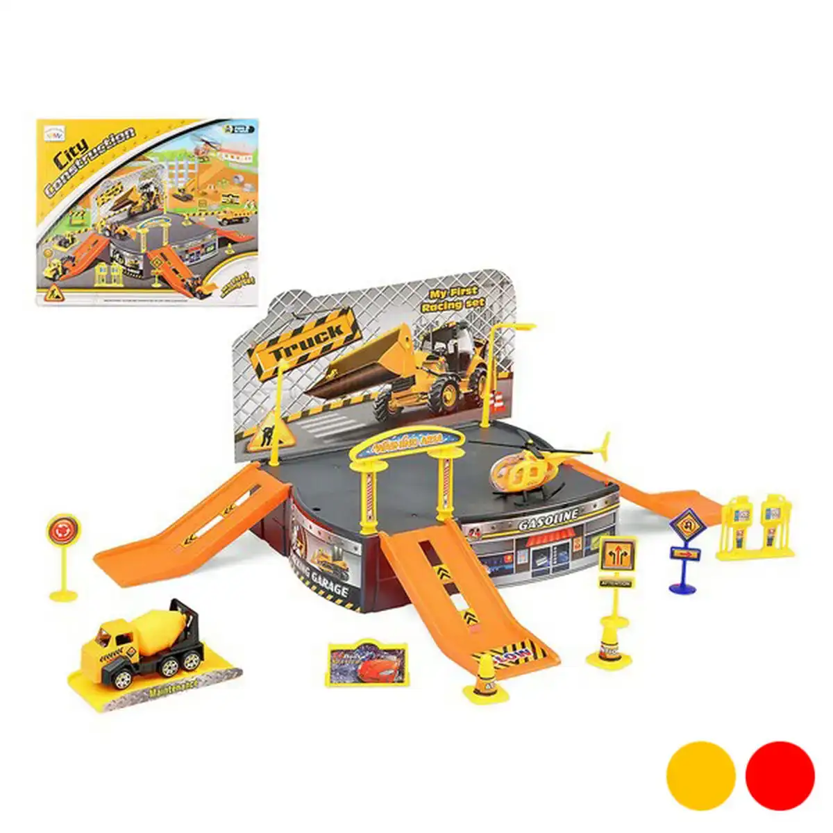 Piste avec rampes city truck 112107_9554. DIAYTAR COTE D'IVOIRE - Là où Chaque Achat a du Sens. Explorez notre gamme et choisissez des produits qui racontent une histoire, du traditionnel au contemporain.