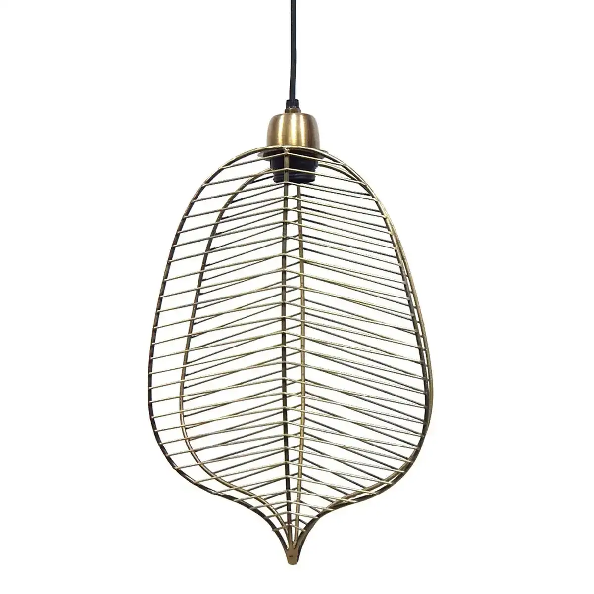 Plafonnier 25 x 13 x 38 cm me tal dore_9835. DIAYTAR COTE D'IVOIRE - Où la Tradition s'Harmonise avec le Moderne. Parcourez notre gamme diversifiée et choisissez des produits qui révèlent l'âme du Côte d'Ivoire.