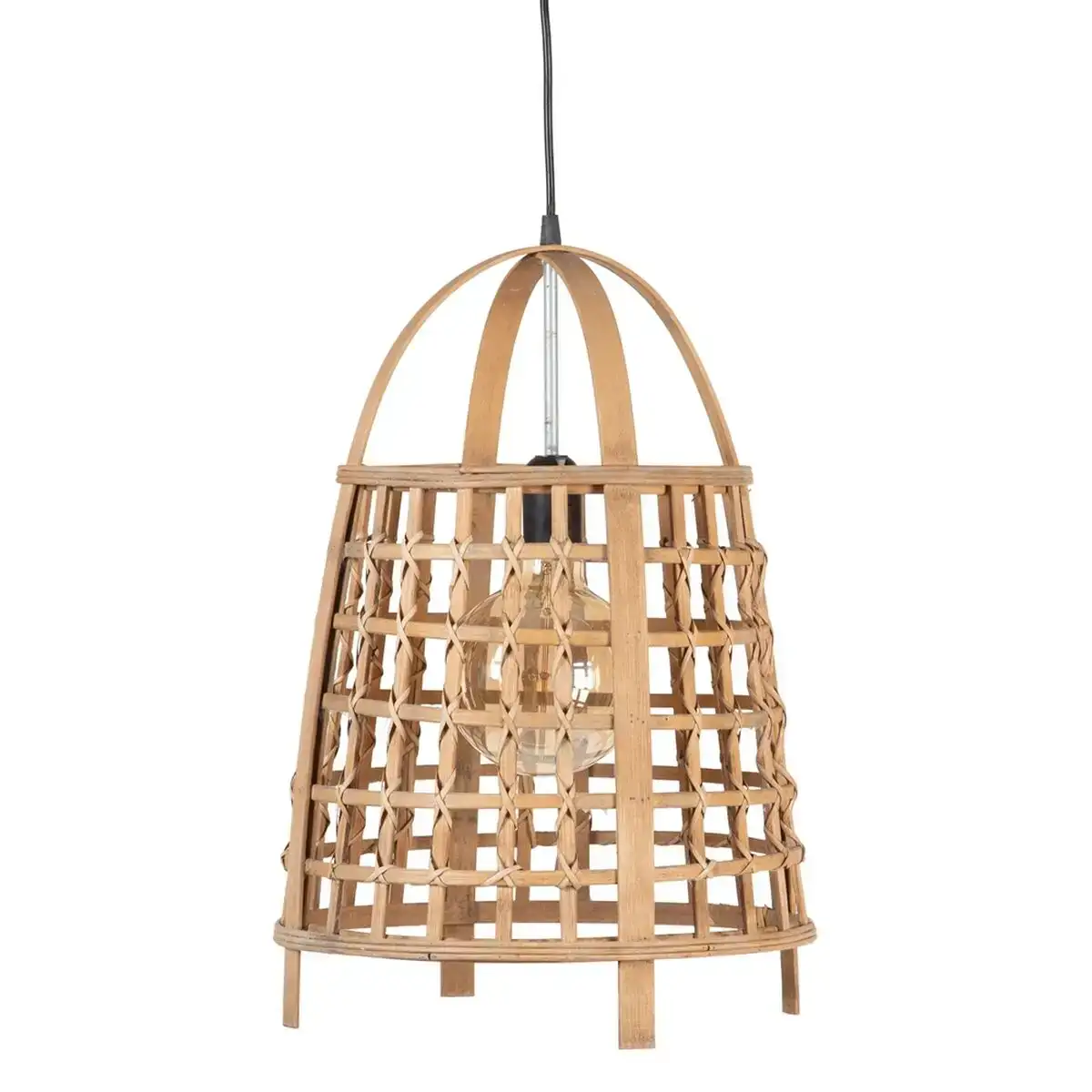 Plafonnier 33 5 x 33 5 x 48 5 cm bambou naturel_1642. DIAYTAR COTE D'IVOIRE - Où l'Élégance se Mêle à l'Authenticité. Naviguez à travers notre boutique en ligne et choisissez des produits qui incarnent le style et la tradition du Côte d'Ivoire.