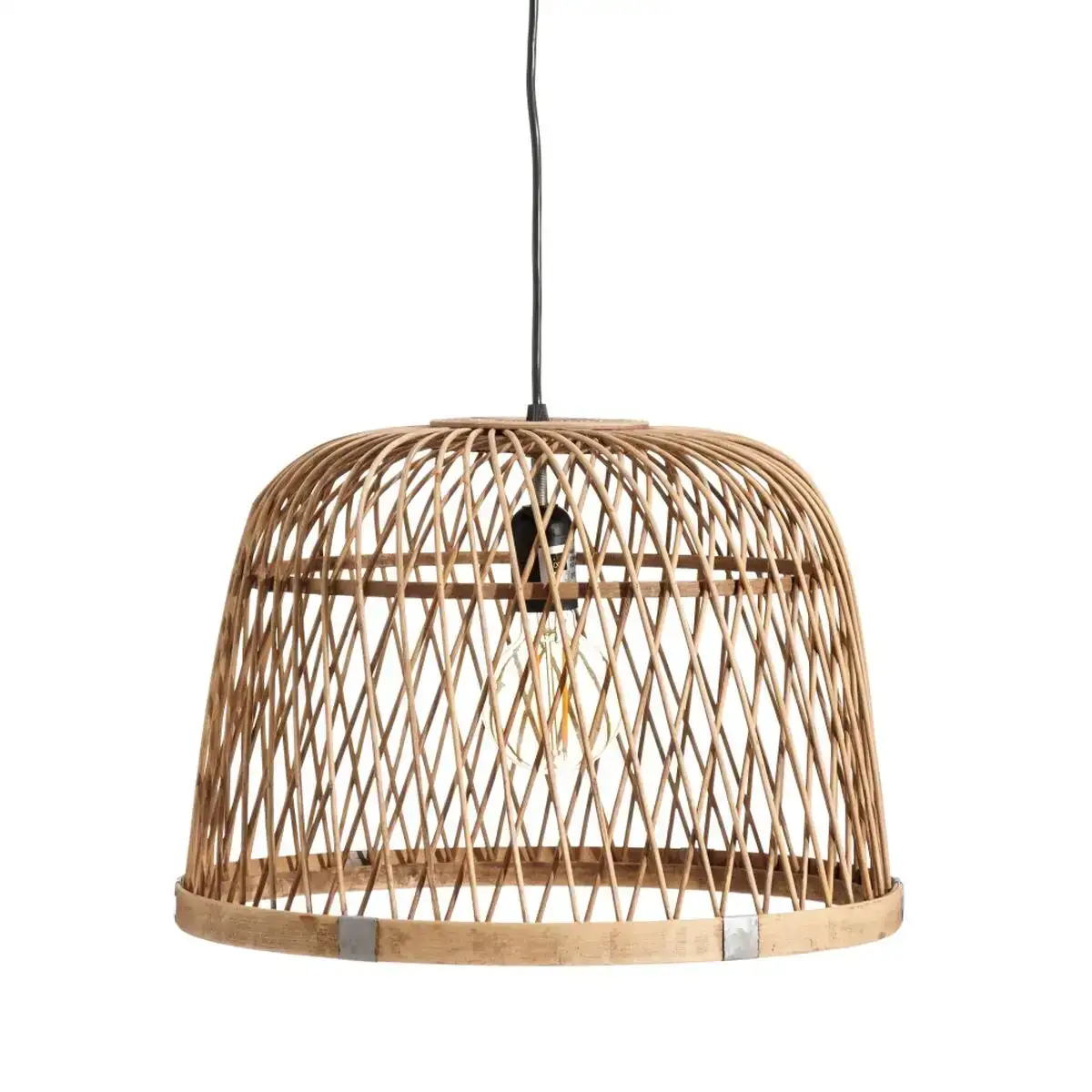 Plafonnier 41 x 41 x 29 cm bambou naturel_3105. DIAYTAR COTE D'IVOIRE - Où la Mode et le Confort se Rencontrent. Plongez dans notre univers de produits et trouvez des articles qui vous habillent avec style et aisance.