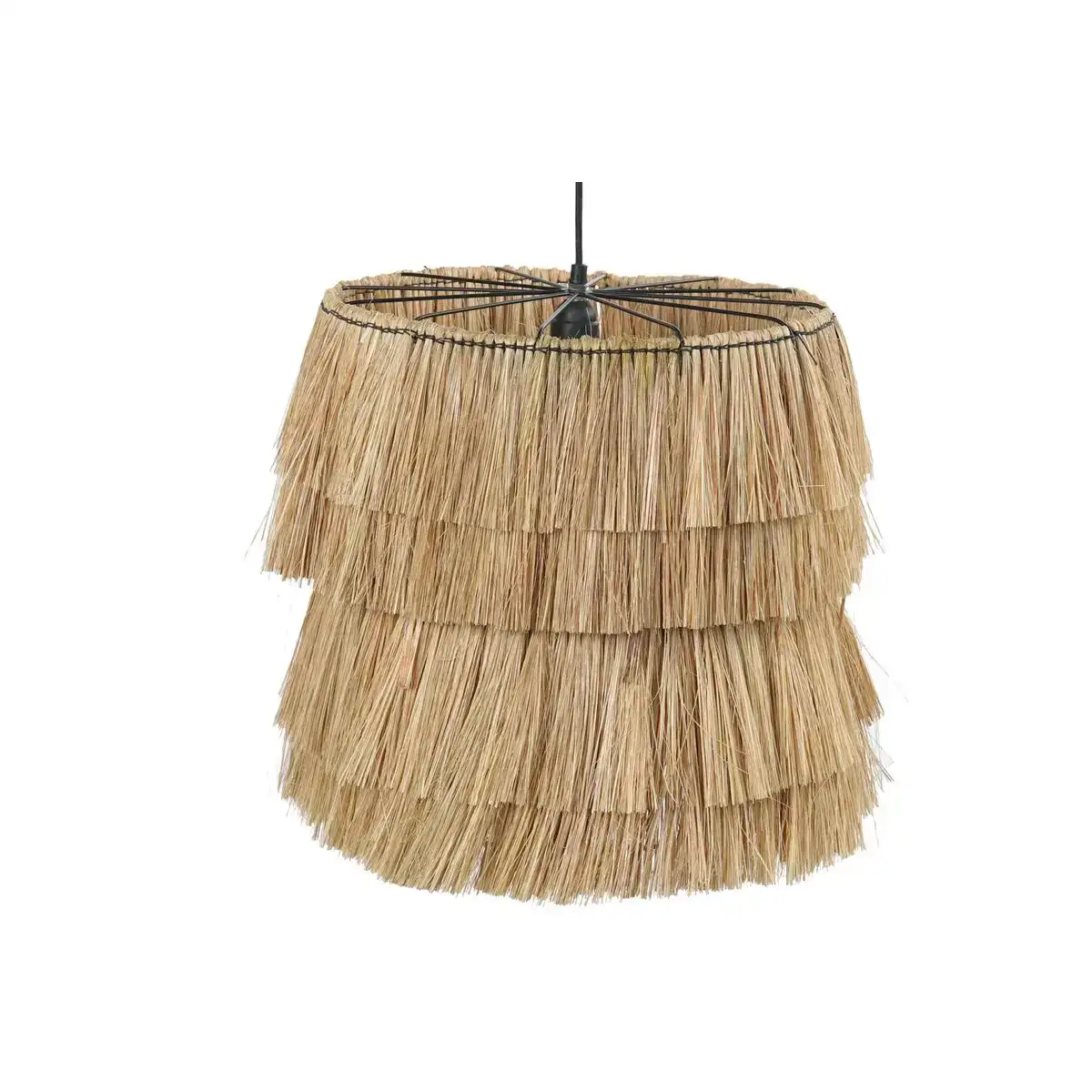 Plafonnier dkd home decor me tal naturel 40 w jute 40 x 40 x 53 cm_9818. Bienvenue chez DIAYTAR COTE D'IVOIRE - Où Chaque Produit a son Histoire. Découvrez notre sélection unique et trouvez des articles qui racontent la richesse culturelle et artistique du Côte d'Ivoire.