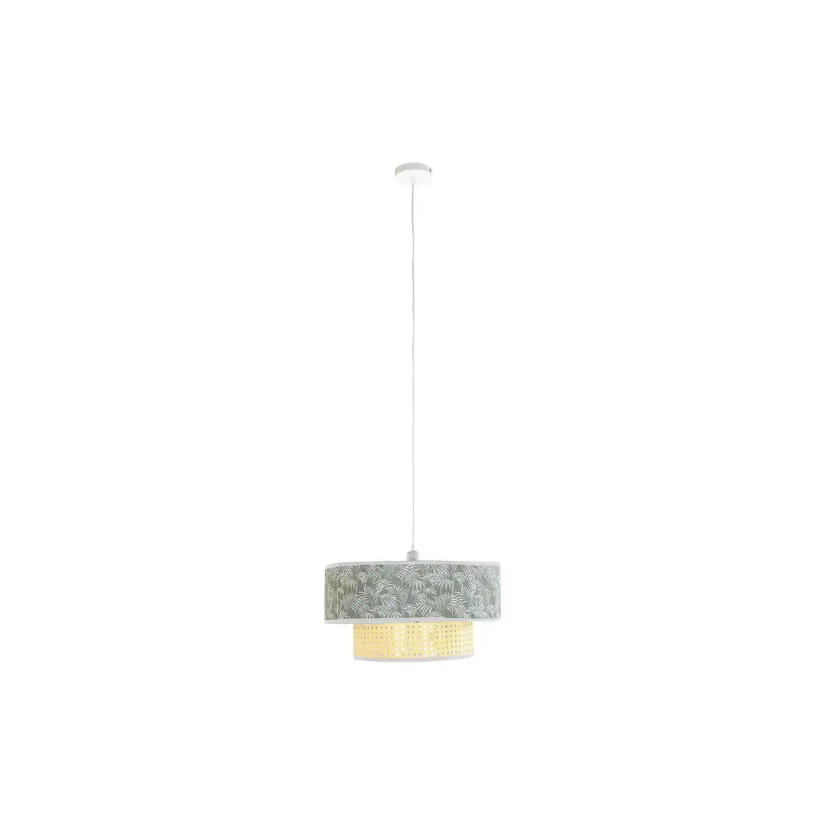 Plafonnier dkd home decor naturel noir polyester blanc vert 40 w 50 w 46 x 46 x 25 cm_9666. DIAYTAR COTE D'IVOIRE - L'Art de Magasiner sans Frontières. Parcourez notre vaste sélection d'articles et trouvez tout ce dont vous avez besoin, du chic à l'authentique, du moderne au traditionnel.