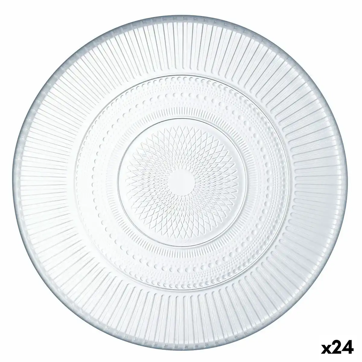 Plat a dessert luminarc louison verre transparent 19 cm 12 unite s_5881. DIAYTAR COTE D'IVOIRE - Où Chaque Produit a sa Place. Parcourez notre catalogue et choisissez des articles qui s'intègrent parfaitement à votre style et à votre espace.