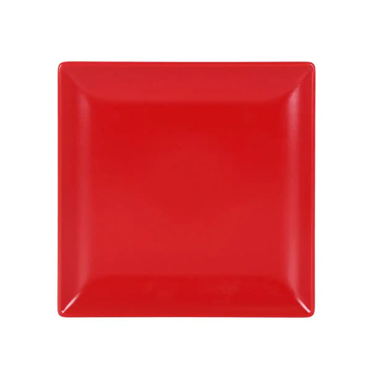 Plat a dessert ming ii red squared 21 x 21 x 2 cm_8321. DIAYTAR COTE D'IVOIRE - Là où Chaque Achat a du Sens. Explorez notre gamme et choisissez des produits qui racontent une histoire, du traditionnel au contemporain.