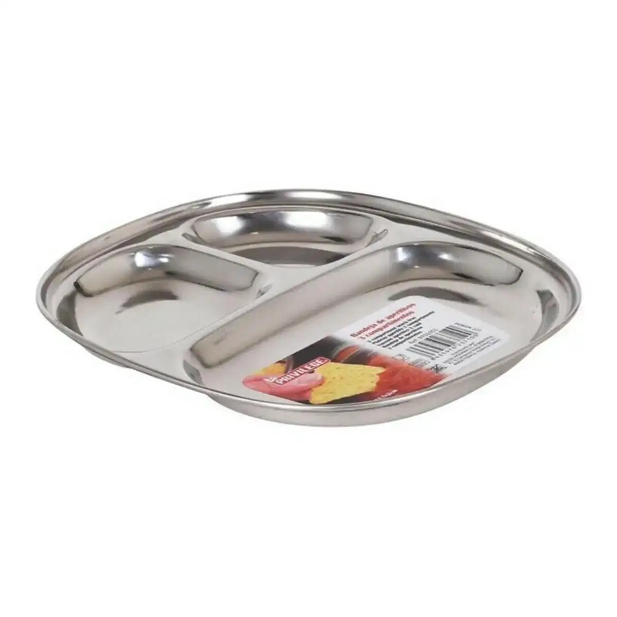 Plateau a compartiments privile ge inox 22 x 19 5 x 2 cm_6337. DIAYTAR COTE D'IVOIRE - Où Choisir Devient un Plaisir. Découvrez notre boutique en ligne et choisissez parmi une variété de produits qui satisferont tous vos besoins.
