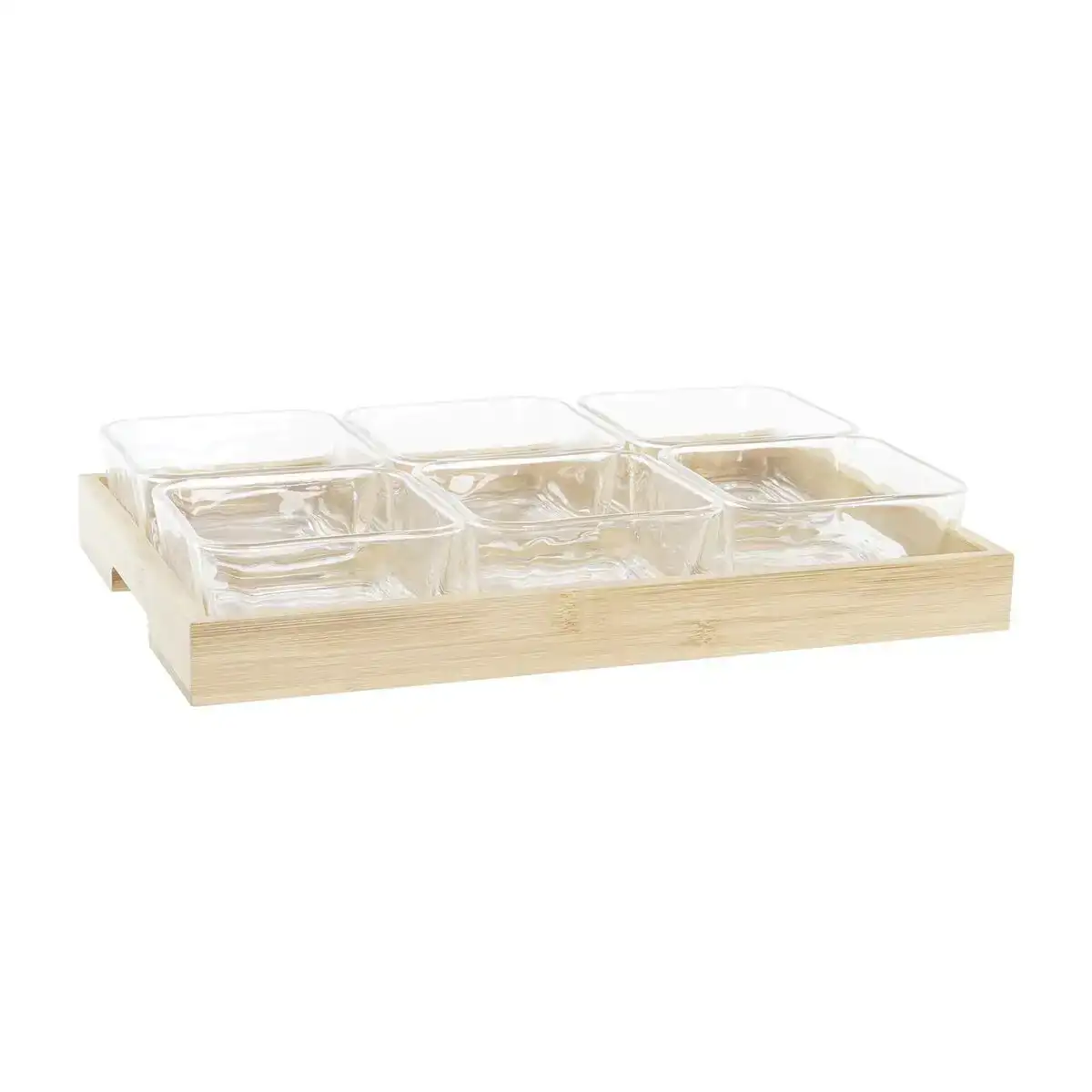 Plateau a gou ter dkd home decor 32 x 21 x 6 cm crystal natural 280 ml_2518. DIAYTAR COTE D'IVOIRE - Là où le Shopping Devient une Expérience. Naviguez à travers notre catalogue diversifié et découvrez des produits qui ajoutent de la couleur et de la passion à votre vie.