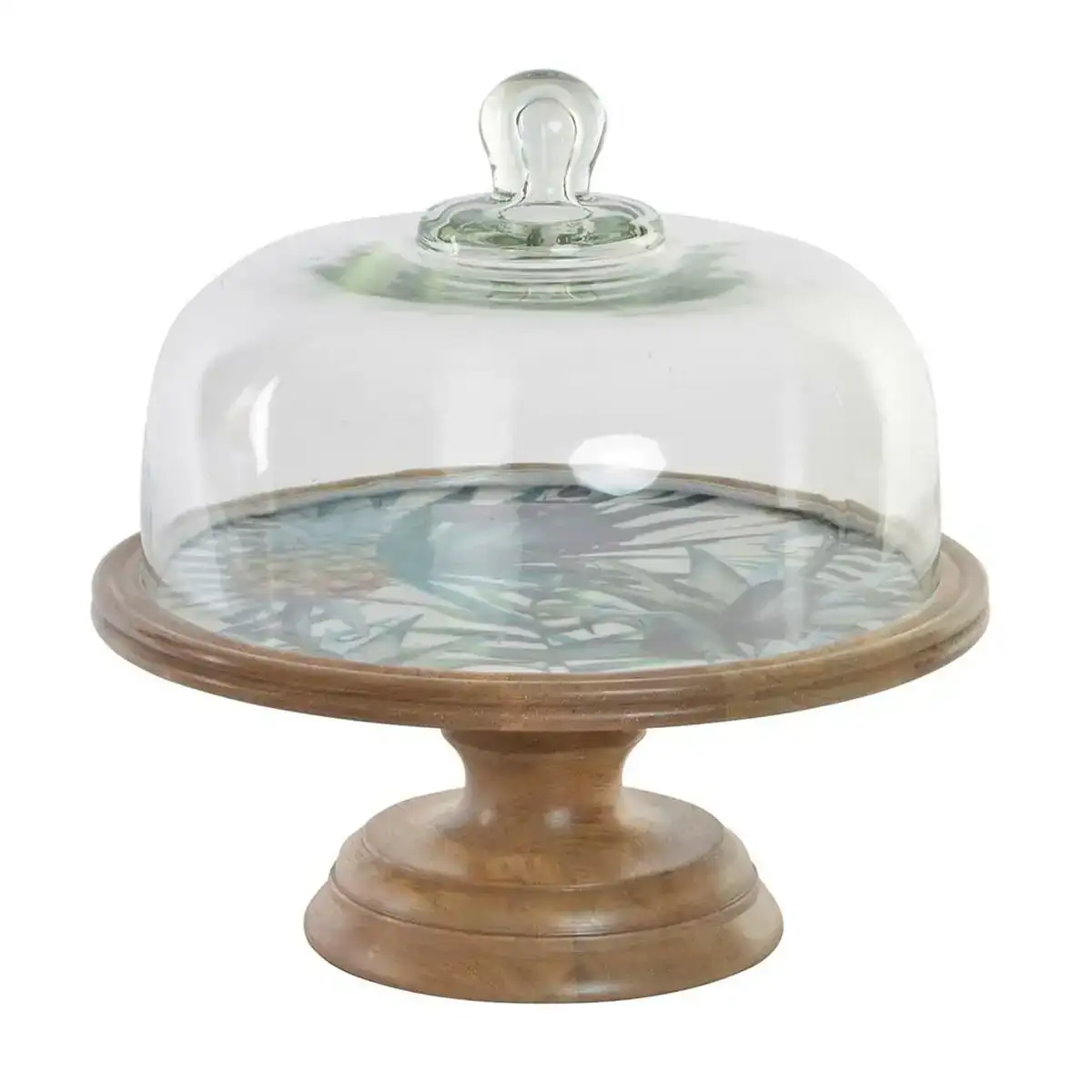 Plateau a gou ter dkd home decor cristal naturel rose blanc manguier 30 x 30 x 33 cm_8942. DIAYTAR COTE D'IVOIRE - Là où Chaque Produit a son Propre Éclat. Explorez notre boutique en ligne et trouvez des articles qui ajoutent de la brillance à votre quotidien.