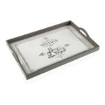 Plateau adele vintage bois mdf 30 x 5 x 45 cm_3705. DIAYTAR COTE D'IVOIRE - Là où Choisir est un Acte d'Amour pour le Côte d'Ivoire. Explorez notre gamme et choisissez des produits qui célèbrent la culture et l'artisanat du pays.