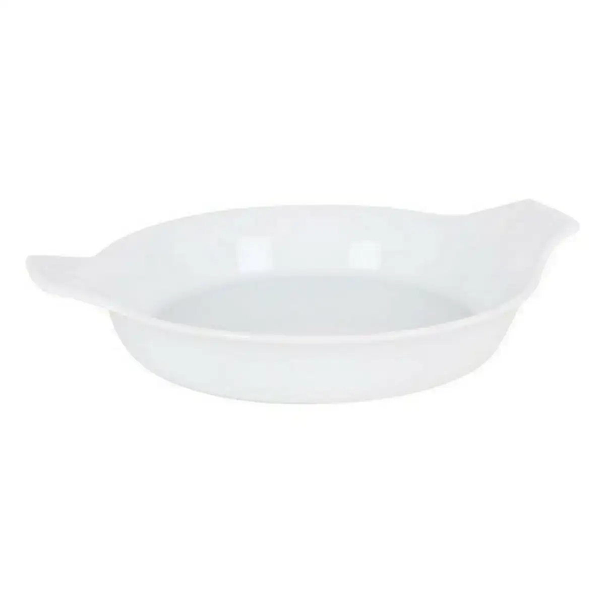 Plateau de service en porcelaine blanche ø 22 x 4 cm_6907. DIAYTAR COTE D'IVOIRE - Où Choisir est un Acte de Création. Naviguez à travers notre plateforme et choisissez des produits qui complètent votre histoire personnelle.