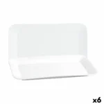 Plateau de service quid basic rectangulaire ce ramique blanc 6 unite s 31 x 18 cm_4880. Bienvenue chez DIAYTAR COTE D'IVOIRE - Où Chaque Produit a son Histoire. Plongez dans notre sélection diversifiée et découvrez des articles qui racontent le riche patrimoine sénégalais.