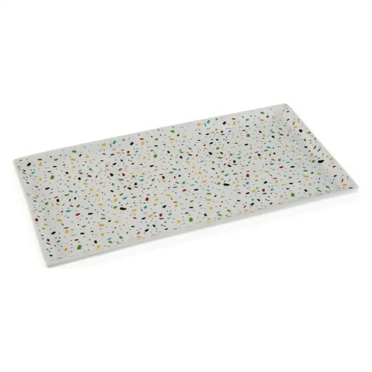 Plateau versa terrazzo porcelaine 1 3 x 17 x 31 cm_7291. Bienvenue sur DIAYTAR COTE D'IVOIRE - Où Choisir est un Voyage Sensoriel. Plongez dans notre catalogue et trouvez des produits qui éveillent vos sens et embellissent votre quotidien.
