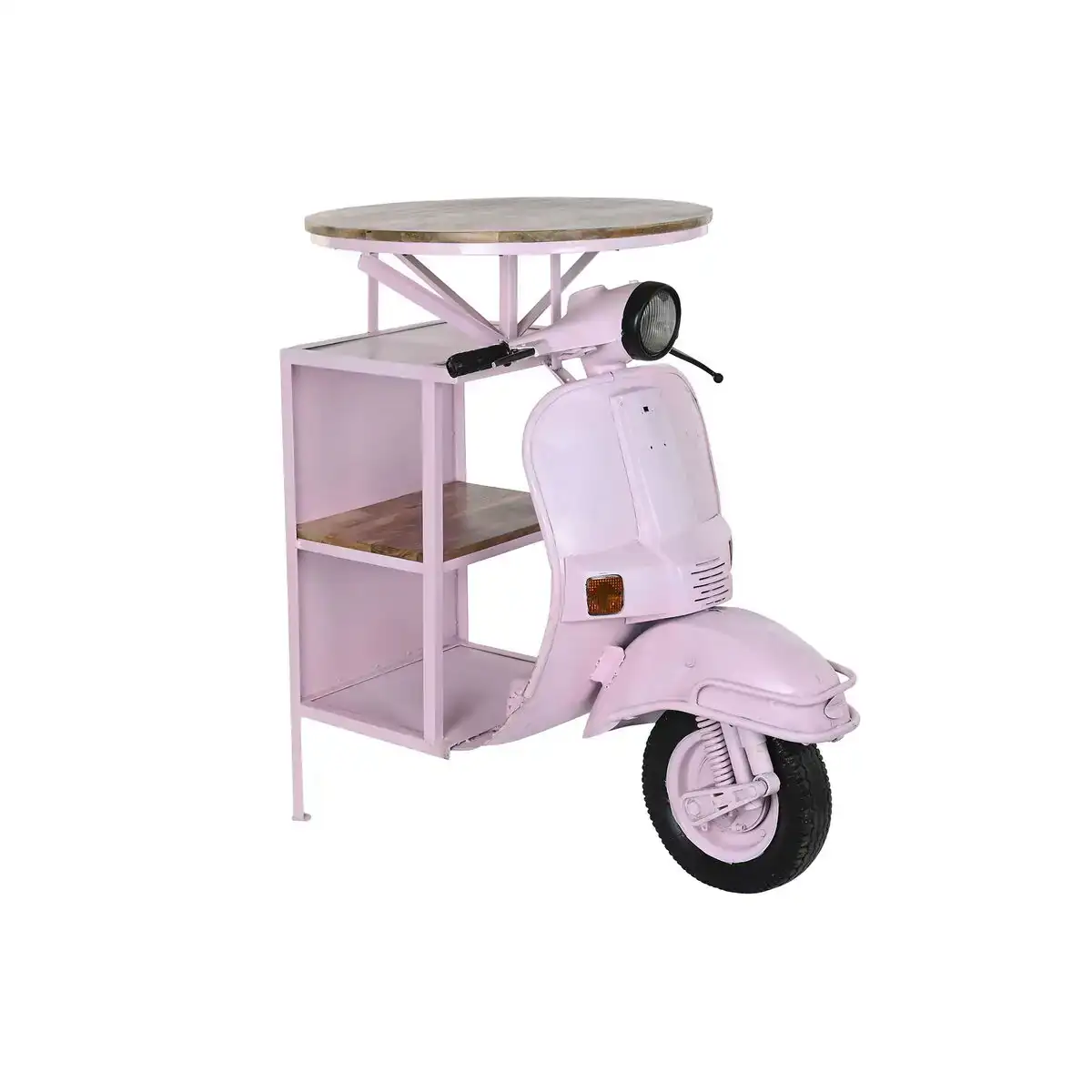 Porte bouteilles dkd home decor 116 x 72 x 110 cm fer rose clair bois de manguier_7859. DIAYTAR COTE D'IVOIRE - Votre Destination de Shopping Authentique au Côte d'Ivoire. Plongez dans notre boutique en ligne pour découvrir des produits qui célèbrent la riche culture et l'artisanat du pays.